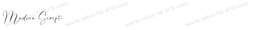 Madina Script字体转换